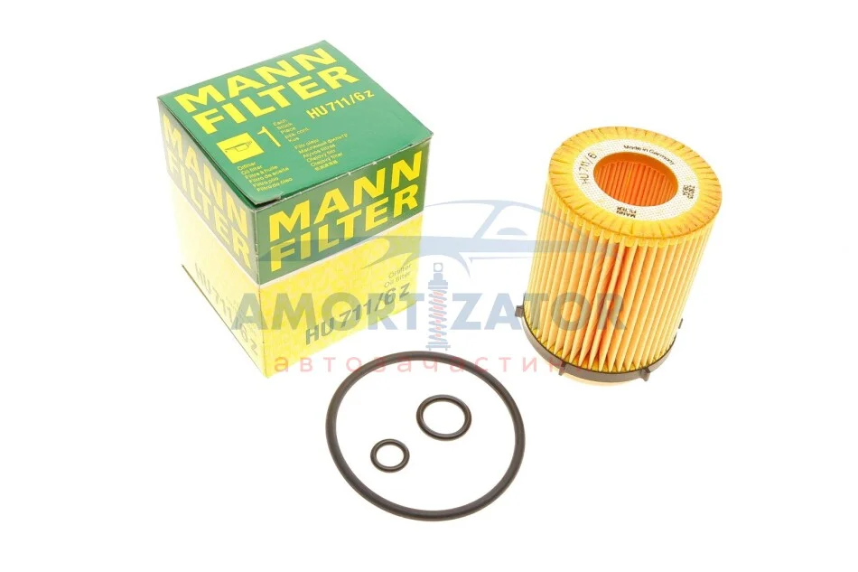 Фільтр масляний -FILTER MANN HU 711/6 Z (фото 1)