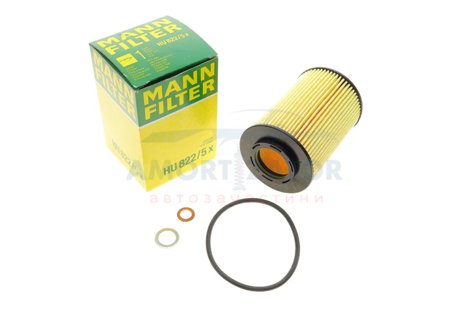 Фільтр масляний -FILTER MANN HU 822/5 X (фото 1)