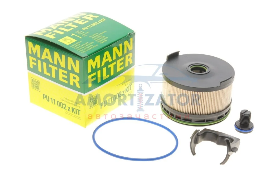 Фільтр паливний (к-кт) -FILTER MANN PU 11 002 Z KIT (фото 1)