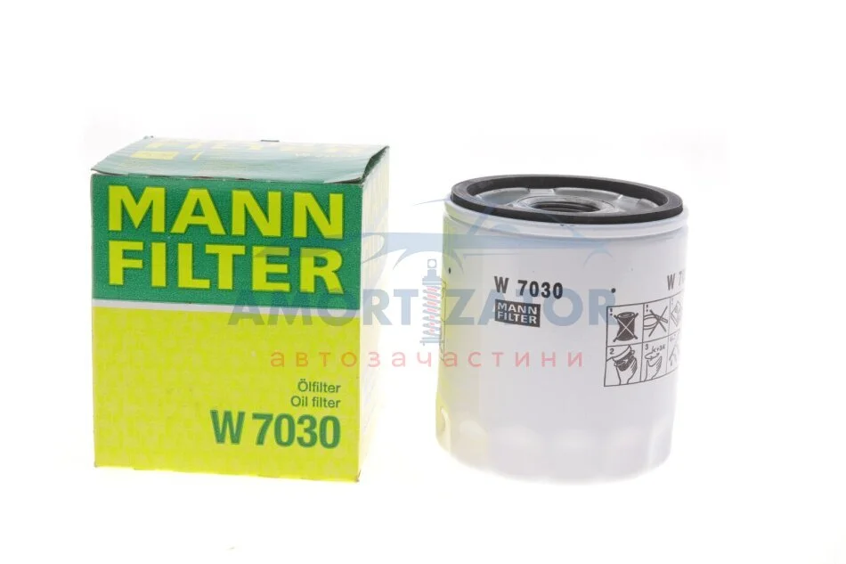 Фільтр масляний -FILTER MANN W 7030 (фото 1)