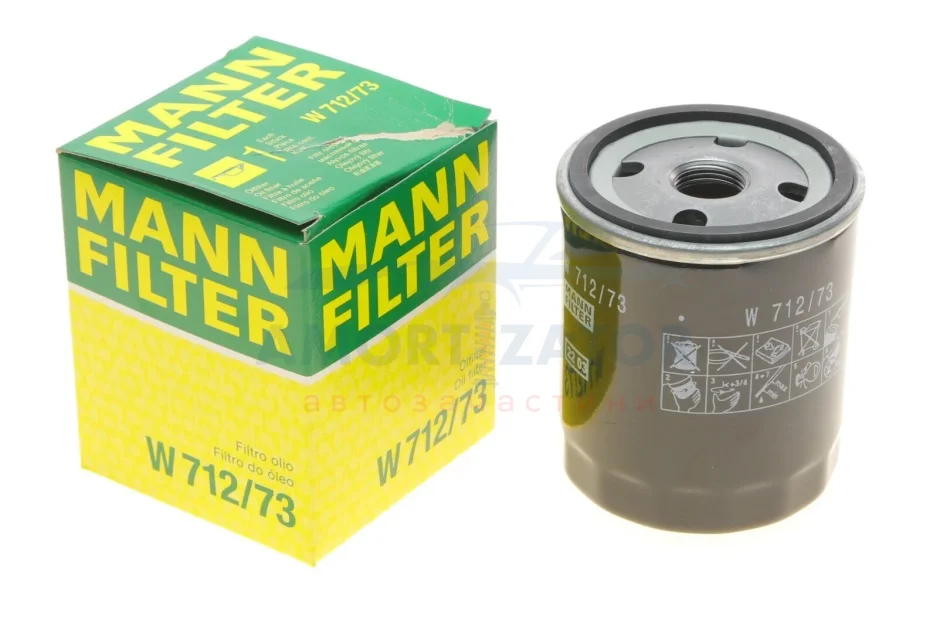 Фільтр масляний -FILTER MANN W 712/73 (фото 1)