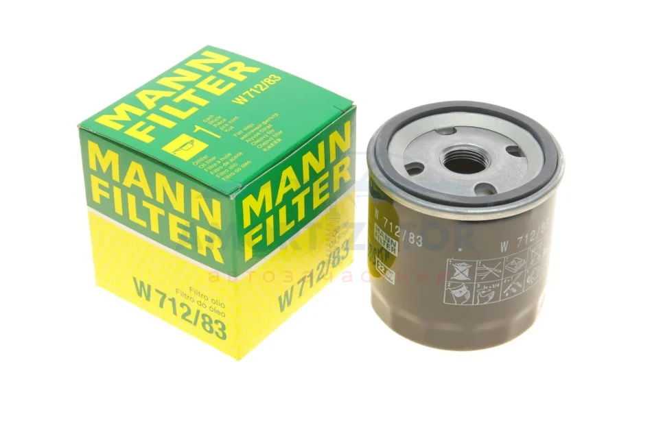 Фільтр масляний -FILTER MANN W 712/83 (фото 1)