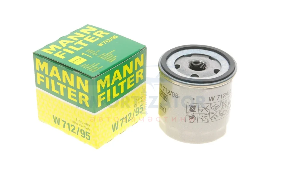 Фільтр масляний -FILTER MANN W 712/95 (фото 1)