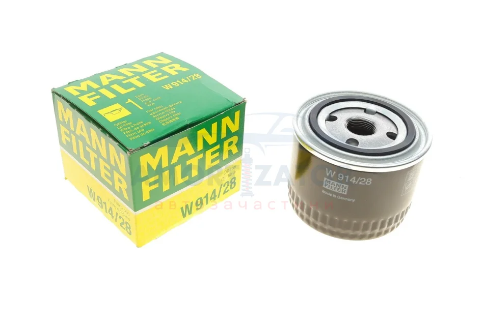 Фільтр масляний -FILTER MANN W 914/28 (фото 1)