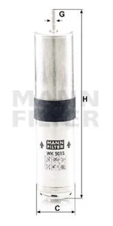 Паливний фільтр MANN WK5015Z