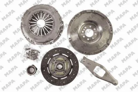 FORD К-кт сцепления с маховиком Transit 2.4DI/TDE 00- MAPA 000255020
