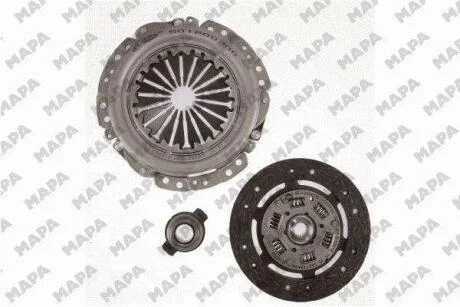 PEUGEOT К-кт зчеплення 205,306,309,405,406,Citroen Berlingo,BX,Xsara 1.6/1.9 87- MAPA 001200900