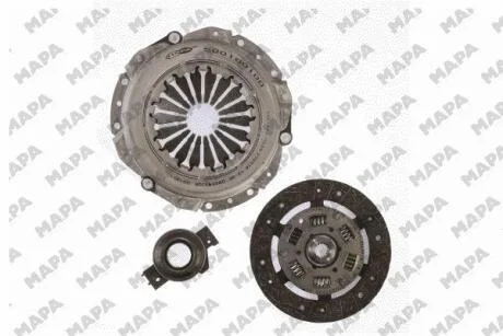 FIAT К-кт зчеплення (повний) 17зуб. 180mm Uno 83-89,Panda MAPA 002180400