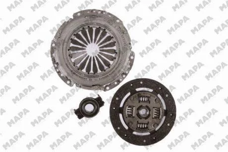 VW К-кт зчеплення (повний) Golf III,Polo,Caddy II 1.4,Vento,Seat Ibiza,Inca 1.4/1.6 92- MAPA 007190600