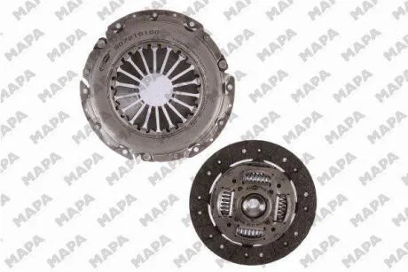 RENAULT К-кт зчеплення 215mm Logan 1.4 06- MAPA 014215209