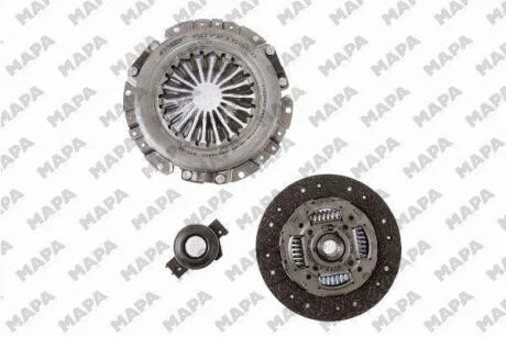 FIAT К-кт зчеплення (повний) Doblo 1.3TD 16V 03- 215mm MAPA 014215700