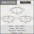 Колодки тормозные дисковые MASUMA MS0103 (фото 1)