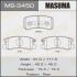 Колодки тормозные дисковые MASUMA MS3450 (фото 1)