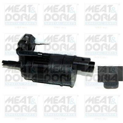 Насос подачі води для миття, система склоочисників MEAT&DORIA 20116 (фото 1)