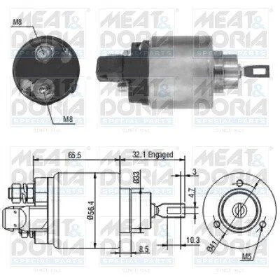 Магнітний перемикач, стартер MEAT&DORIA 46004 (фото 1)