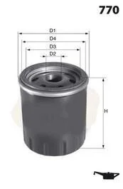 Фільтр оливи MECAFILTER ELH4458
