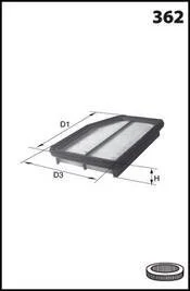 Фільтр повітря MECAFILTER ELP9424