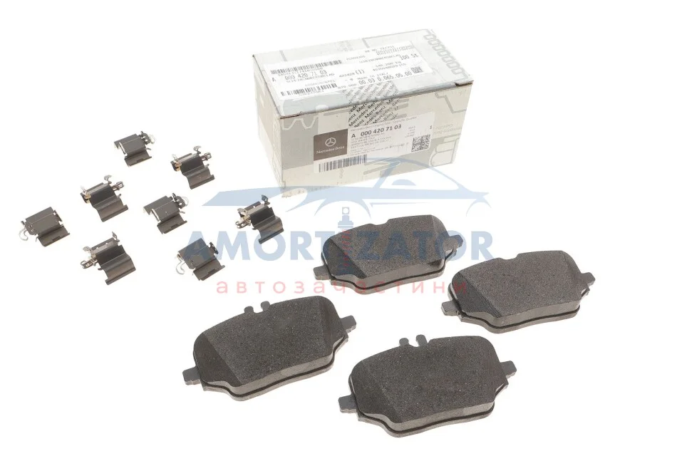 Колодки гальмівні MERCEDES MERCEDES-BENZ 0004207103 (фото 1)