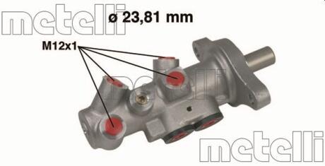 Циліндр гідравлічний гальмівний METELLI 05-0295