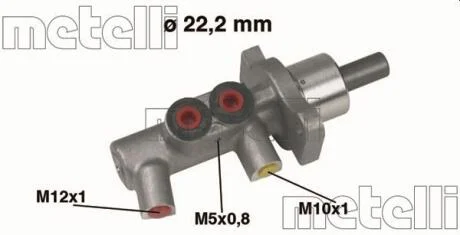 Циліндр гідравлічний гальмівний METELLI 050383