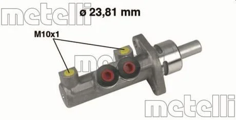 Циліндр гальмівний головний METELLI 050412
