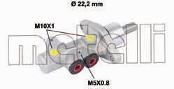 Циліндр гальмівний головний METELLI 05-0549