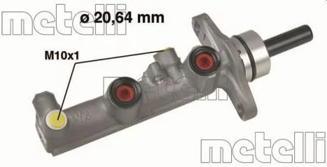 Циліндр гідравлічний гальмівний METELLI 050590