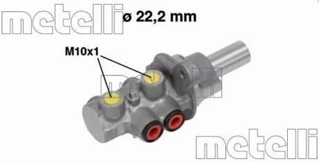 Циліндр гідравлічний гальмівний METELLI 050677