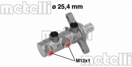 Циліндр гідравлічний гальмівний METELLI 050727