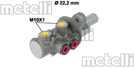 Циліндр гідравлічний гальмівний METELLI 050730
