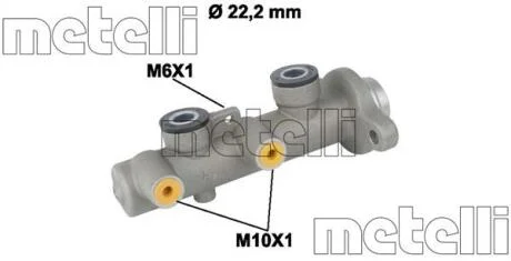 Головний гальмівний циліндр METELLI 050763