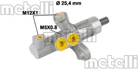 Циліндр гідравлічний гальмівний METELLI 050811