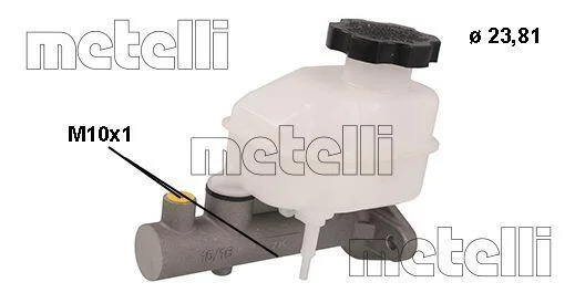 Циліндр гідравлічний гальмівний METELLI 050824 (фото 1)