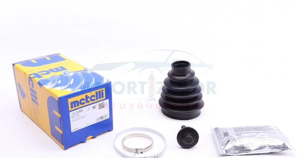 Комплект пильника РШ шарніра 13-0386 METELLI 130386 (фото 1)