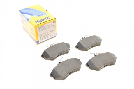Комплект гальмівних колодок (дискових) METELLI 22-0050-0
