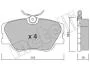 Комплект гальмівних колодок (дискових) 22-0061-0 METELLI 2200610 (фото 1)