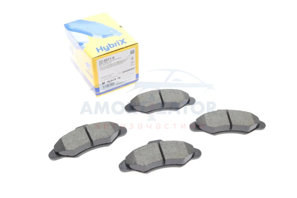 Комплект гальмівних колодок (дискових) 22-0071-0 METELLI 2200710 (фото 1)