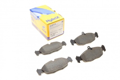 Комплект гальмівних колодок (дискових) METELLI 22-0077-0