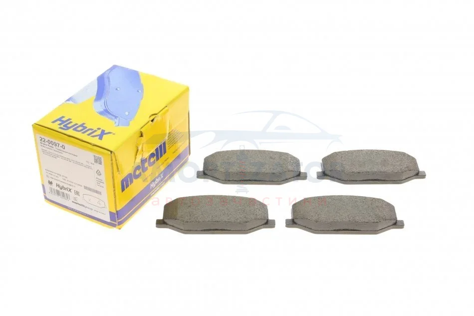 Комплект гальмівних колодок (дискових) 22-0097-0 METELLI 2200970 (фото 1)