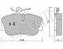 Комплект гальмівних колодок (дискових) 22-0158-0 METELLI 2201580 (фото 7)