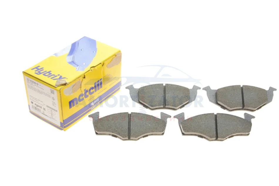 Комплект гальмівних колодок (дискових) 22-0206-0 METELLI 2202060 (фото 1)