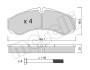 Комплект гальмівних колодок (дискових) METELLI 22-0212-0 (фото 2)