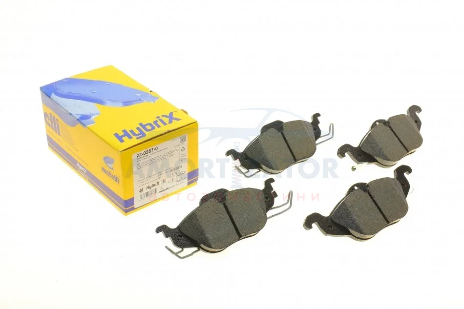 Комплект гальмівних колодок (дискових) 22-0257-0 METELLI 2202570 (фото 1)