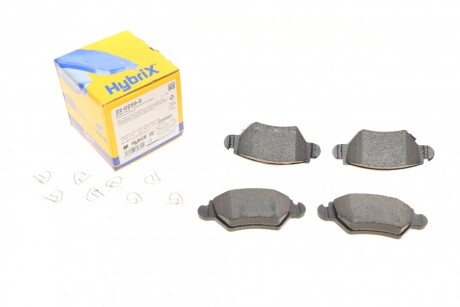 Комплект гальмівних колодок (дискових) METELLI 22-0259-0