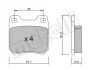 Комплект гальмівних колодок (дискових) 22-0275-0 METELLI 2202750 (фото 2)