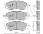 Комплект гальмівних колодок (дискових) METELLI 22-0294-0 (фото 2)