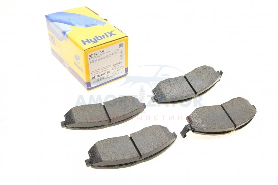 Комплект гальмівних колодок (дискових) METELLI 2202970 (фото 1)