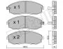 Комплект гальмівних колодок (дискових) METELLI 2202970 (фото 2)