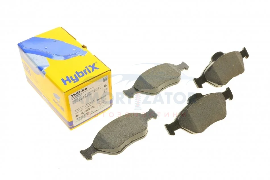 Комплект гальмівних колодок (дискових) 22-0316-0 METELLI 2203160 (фото 1)