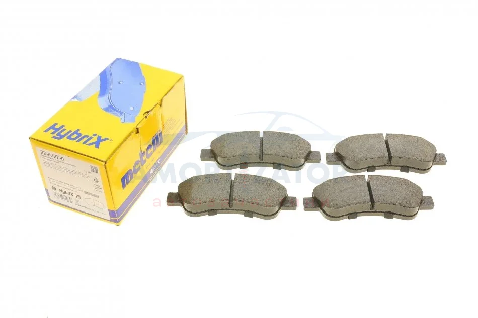 Комплект гальмівних колодок (дискових) 22-0327-0 METELLI 2203270 (фото 1)